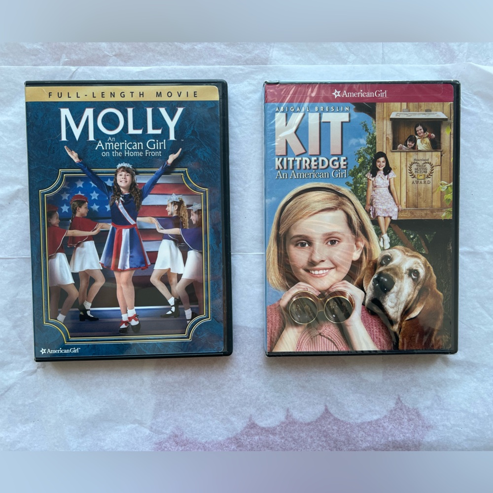 BNIB: American Girl DVDs: Kit Kittredge Movie and Molly movie